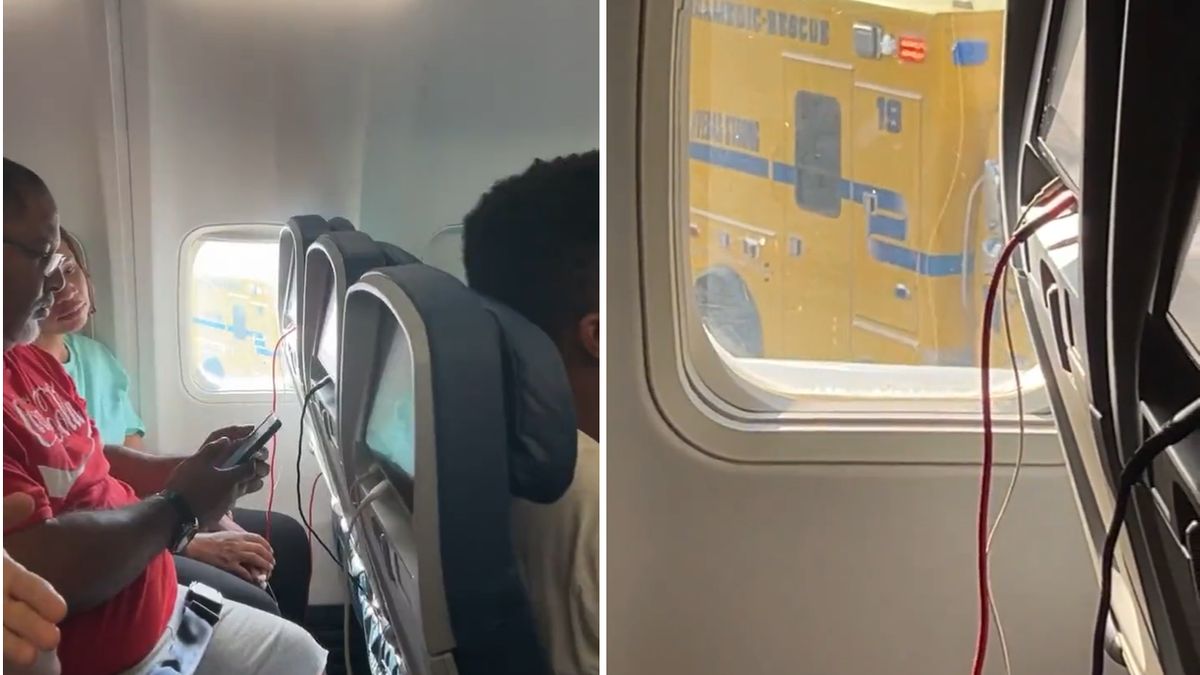 Dantejskie sceny na pokładzie samolotu - ludzie tracili przytomność