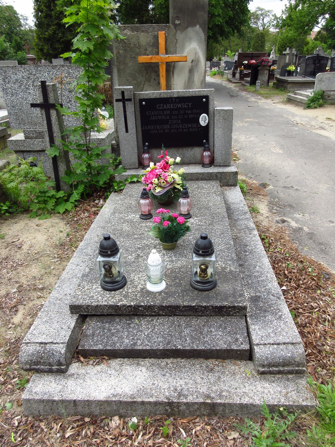 Grób aktorki Zofii Jamry-Kosek
