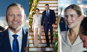 Karol i Marta Nawroccy nawiedzają Filipiny. Pierwsza dama wskoczyła w kremowy garnitur (ZDJĘCIA)