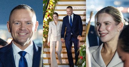 Karol i Marta Nawroccy nawiedzają Filipiny. Pierwsza dama wskoczyła w kremowy garnitur (ZDJĘCIA)