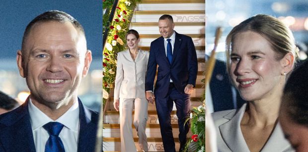 Karol i Marta Nawroccy nawiedzają Filipiny. Pierwsza dama wskoczyła w kremowy garnitur (ZDJĘCIA)