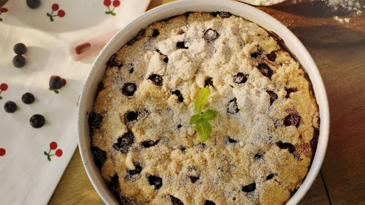 Ciasto jogurtowe z borówkami