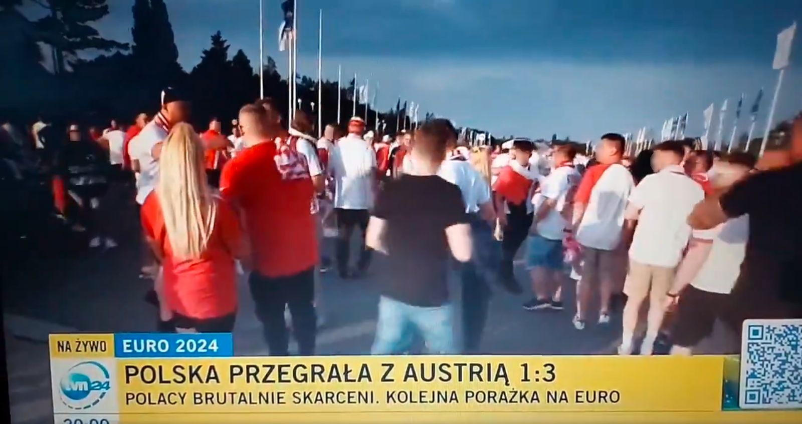 Wpadka na antenie TVN24. Kibic obrzucił Szczęsnego bluzgami. Zrobiło się gorąco