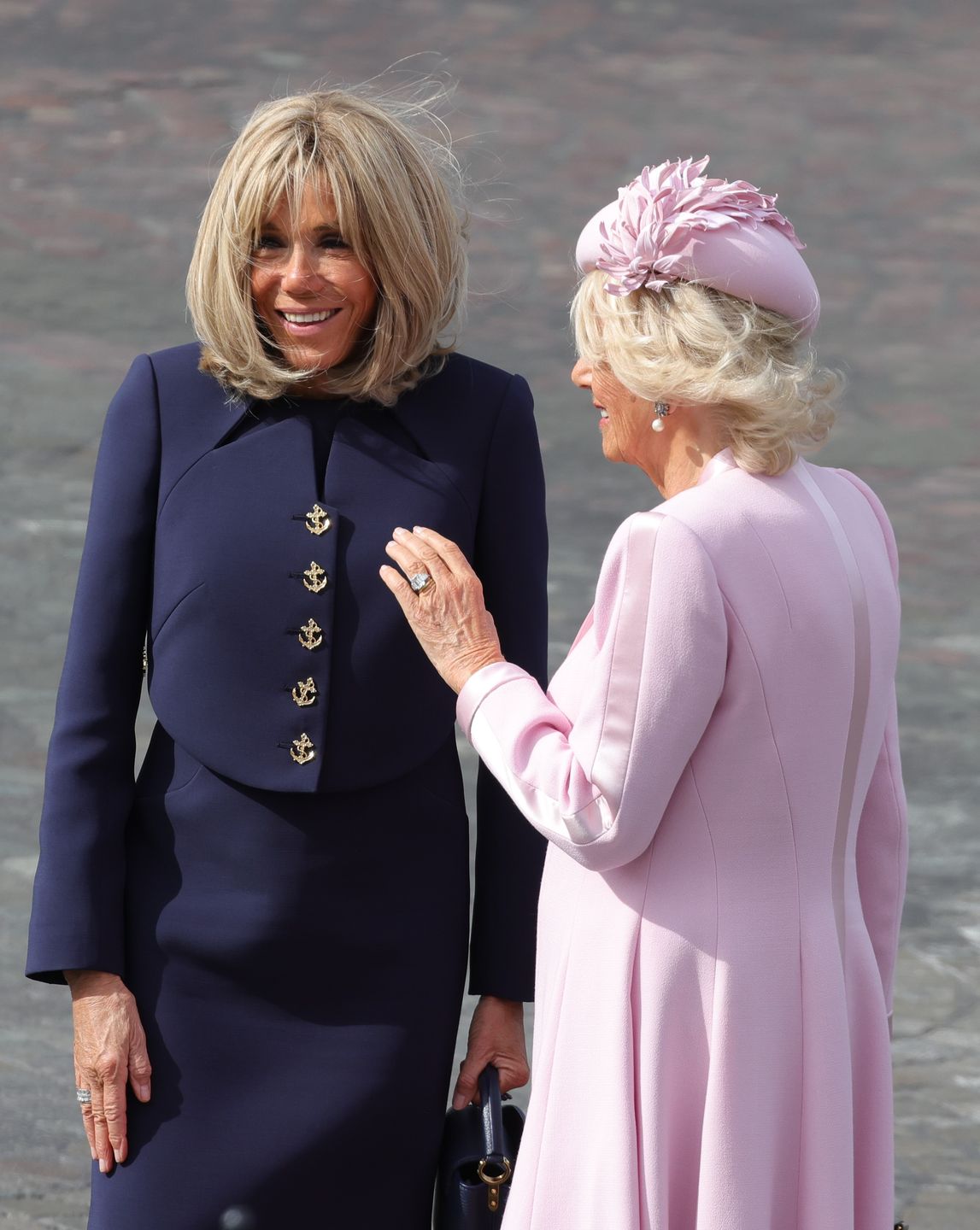 Brigitte Macron, królowa Camilla
