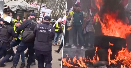 Obrazki z Warszawy poszły w świat. Zagraniczne medium o protestach rolników