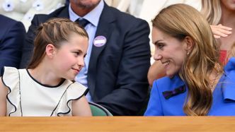 Kamery uchwyciły księżną Kate i księżniczkę Charlotte na trybunach Wimbledonu. Zarejestrowano ich UROCZĄ interakcję
