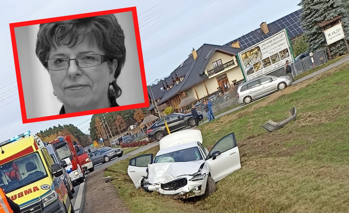 Była posłanka Lucyna Wiśniewska zginęła w wypadku na drodze krajowej nr 9 