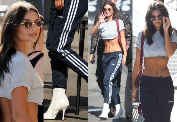 #TRENDY: Emily Ratajkowski w dresie i szpilkach