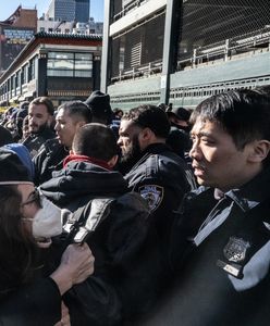 Protest w Nowym Jorku. Zablokowali agentów imigracyjnych w garażu