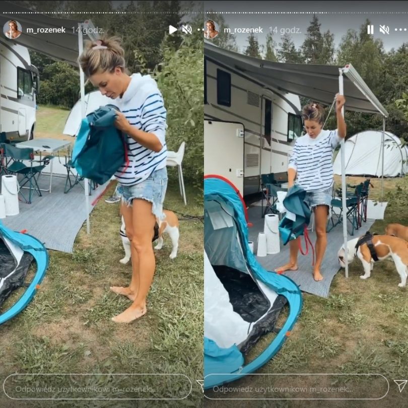 Małgorzata Rozenek już ma dość życia w kamperze?