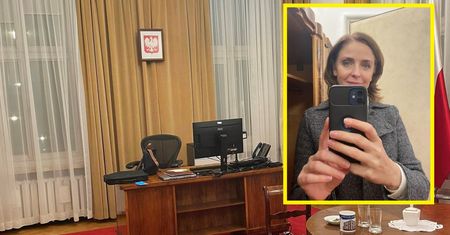 Mucha znalazła to w szafie w gabinecie. "Poprzednik pozostawił pamiątkę"