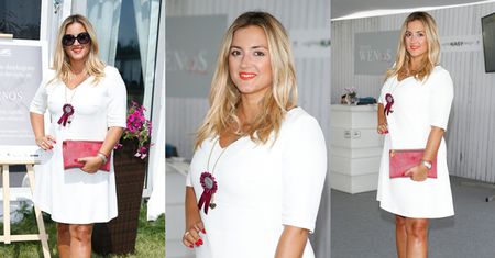 Karolina Szostak w odważnej bieli... JEST CORAZ SZCZUPLEJSZA!