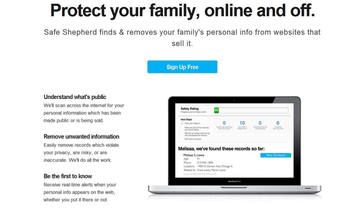 SafeShepherd utrudni życie stalkerom i pomoże chronić Twoją prywatność 2