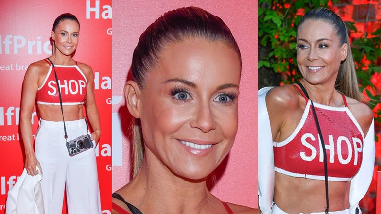 Małgorzata Rozenek prezentuje umięśniony brzuch 