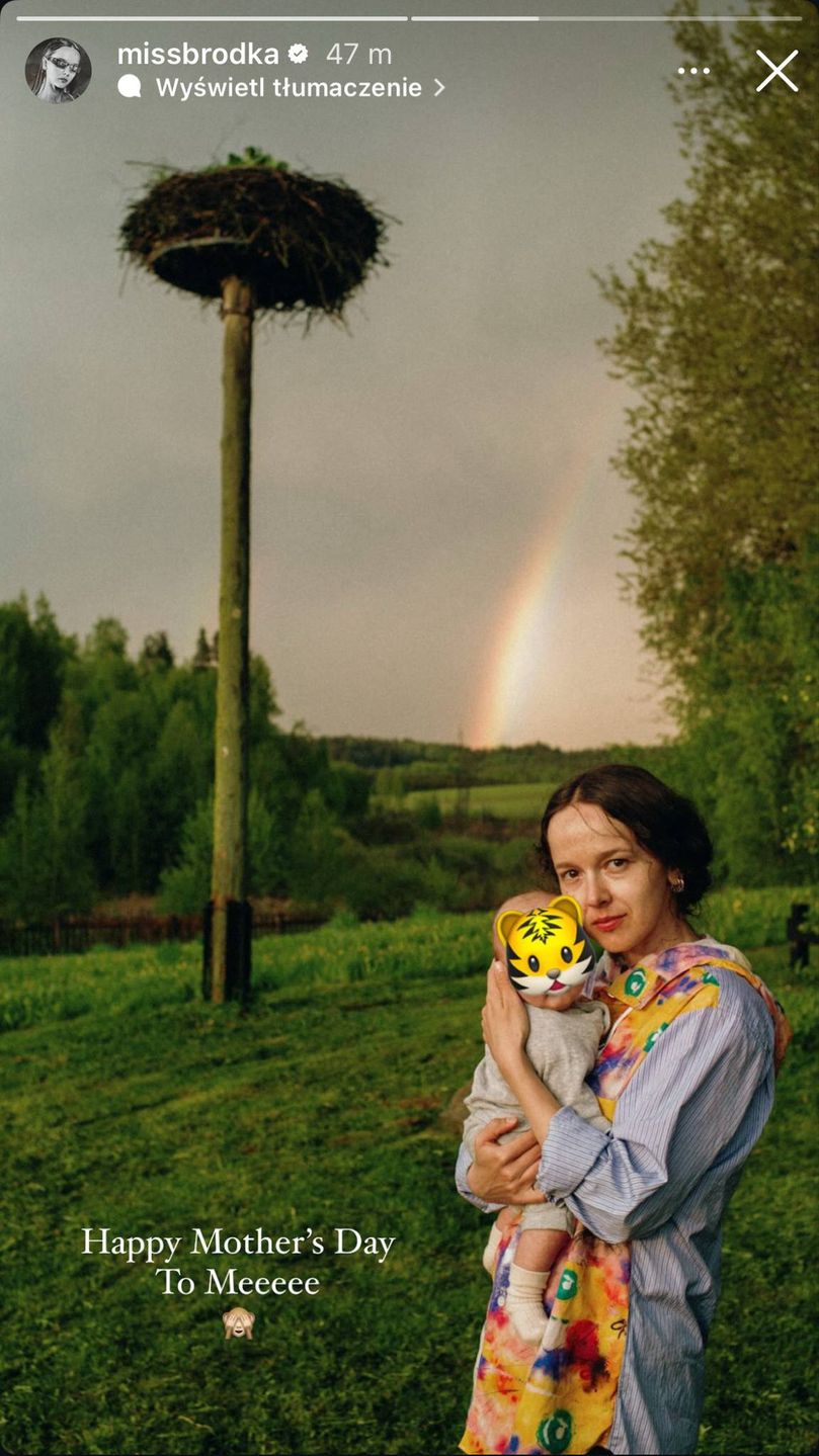 Monika Brodka świętuje Dzień Mamy