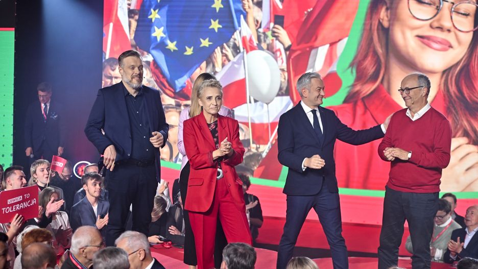 Wieczór wyborczy Lewicy - wybory parlamentarne 2023, Wieczór wyborczy Lewicy, Lewica, październik 2023, wybory, wybory 2023, Joanna Scheuring-Wielgus