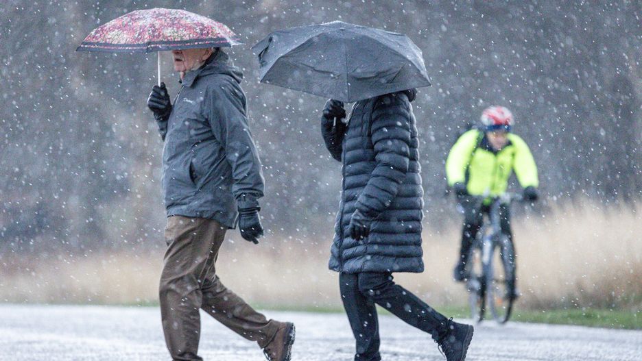 Angielska pogoda
23.02.2024 Londyn, Wielka Brytania. Ludzie podczas gradu w Richmond Park fot. Marcin Nowak/REPORTER
Marcin Nowak/REPORTER