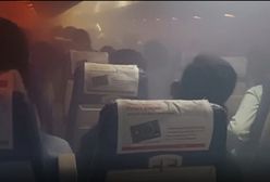 Szok w samolocie. Kabina wypełniła się dymem