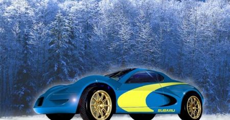 Włoski mutant z logiem Subaru