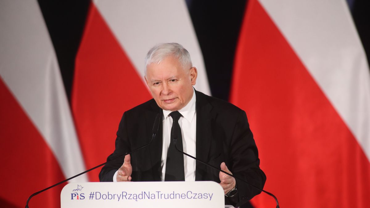 Na zdjęciu Jarosław Kaczyński