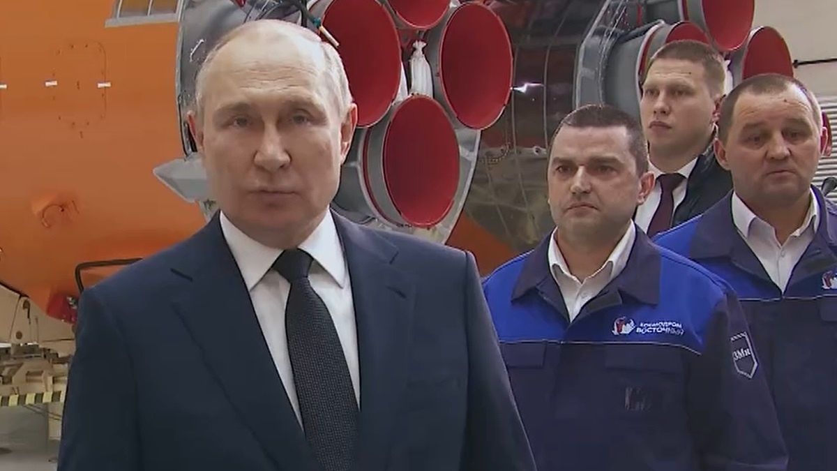 Władimir Putin na pierwszym planie 