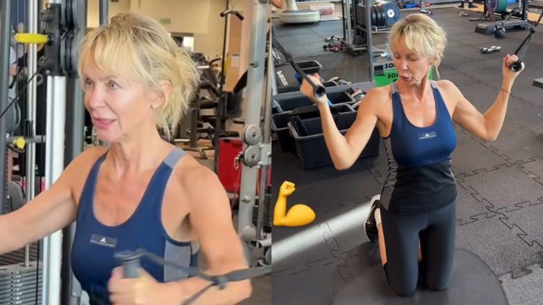 Beata Ścibakówna ostro trenuje na siłowni