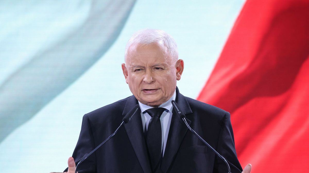 Konwencja programowa PiS w Ko?skich09.09.2023 Konskie Konferencja programowa Prawa i Sprawiedliwosci w Konskich fot. Jacek Dominski/REPORTERN/z: Jaroslaw KaczynskiJacek Dominski/REPORTER