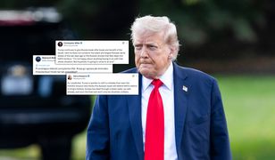 Są reakcje po słowach Trumpa nt. rosyjskich dronów w Polsce