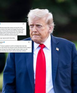 Są reakcje po słowach Trumpa nt. rosyjskich dronów w Polsce