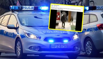 Stali i nagrywali. Szokujące sceny w galerii. Nagle wyciągnął młotek