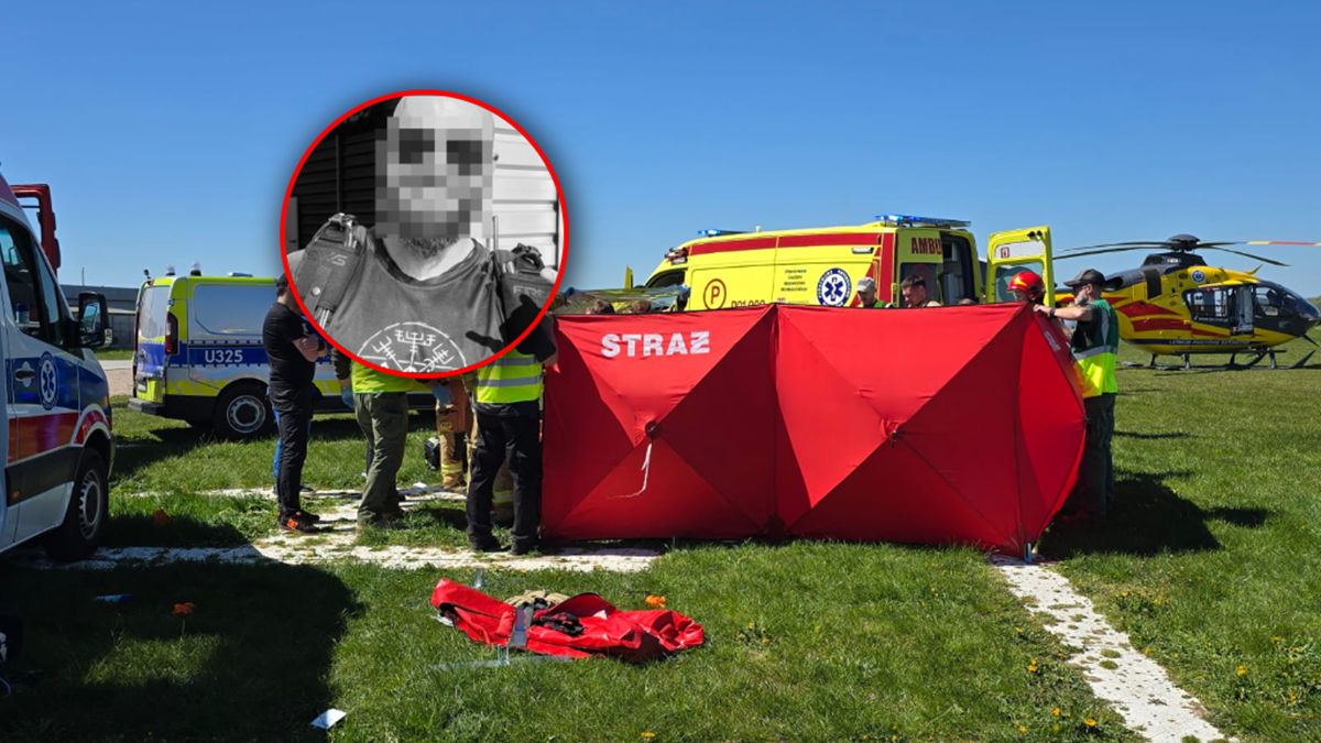 Rafał zginął podczas skoku spadochronowego.