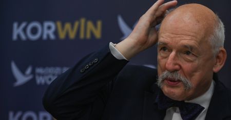 Korwin przegra mandat? Lepszy wynik ma jego zięć
