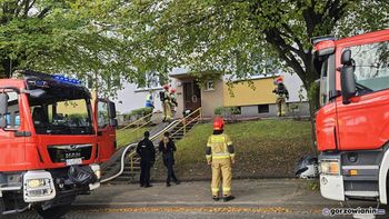 Gorzów: Pożar w bloku na os. Staszica. "Słychać było huk"
