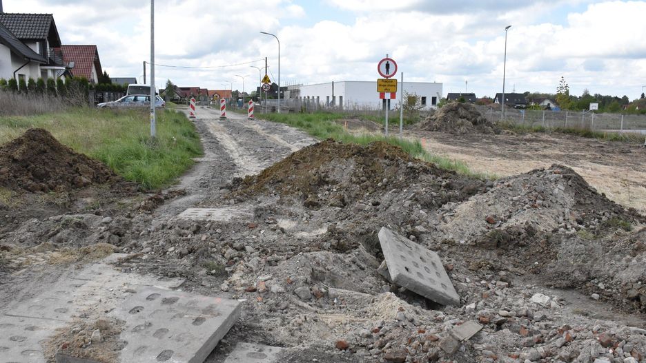 Nowa droga i parking na ul. Hadyny w Malborku