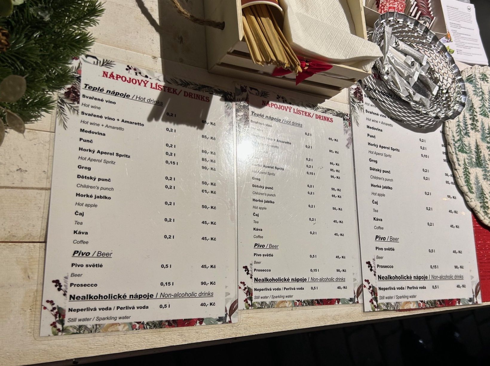 Ceny na jarmarku świątecznym w Pradze