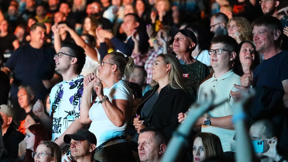 Tak wyglądał koncert legendarnego zespołu Kult w Amfiteatrze Kadzielnia