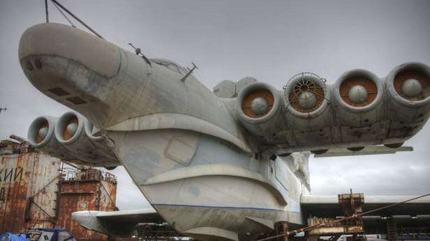 Radziecki ekranoplan Łuń. Zabójca lotniskowców rdzewieje w kaspijskim porcie 1