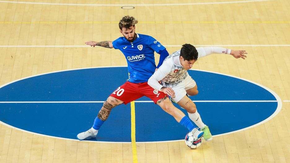 Turniej Body Chief Poznań Cup 2023. Finałowy mecz: Piast Gliwice - Futsal Leszno.