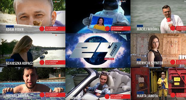 Beata Tadla promuje „24 godziny online.pl” w Nowa TV (wideo)