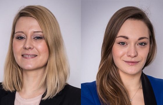 Natalia Ciesek i Paulina Katyl w Mr Target