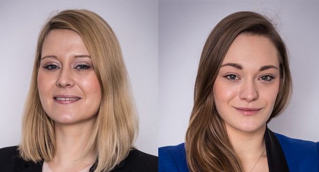 Natalia Ciesek i Paulina Katyl w Mr Target