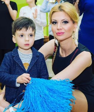 Maja Rutkowski z synem