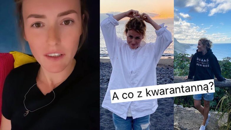 Olga Frycz tłumaczy, dlaczego nie odbyła kwarantanny