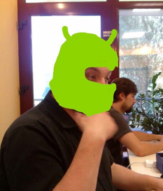 Mateusz jako Android-Ninja