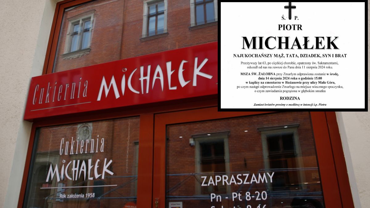 Kraków żegna słynnego cukiernika. Piotr Michałek zmarł w wieku 63 lat