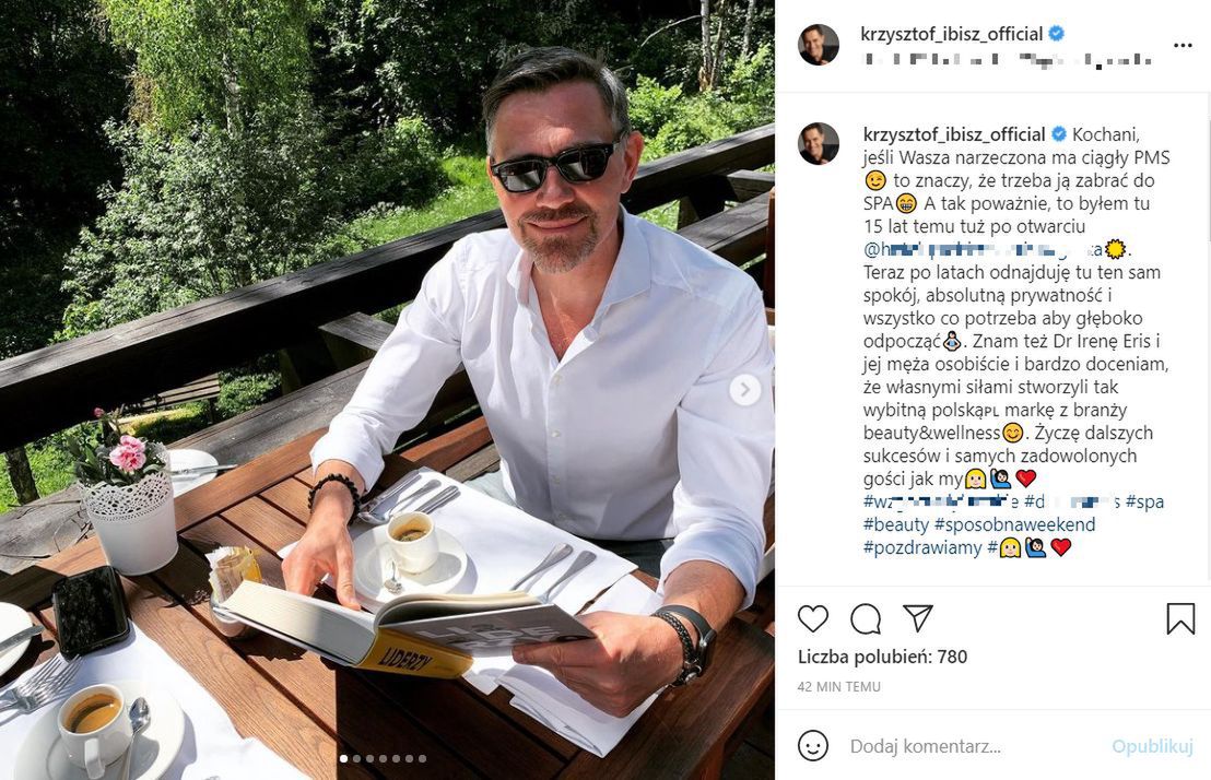 Krzysztof Ibisz i Joanna Kudzbalska żartują na Instagramie