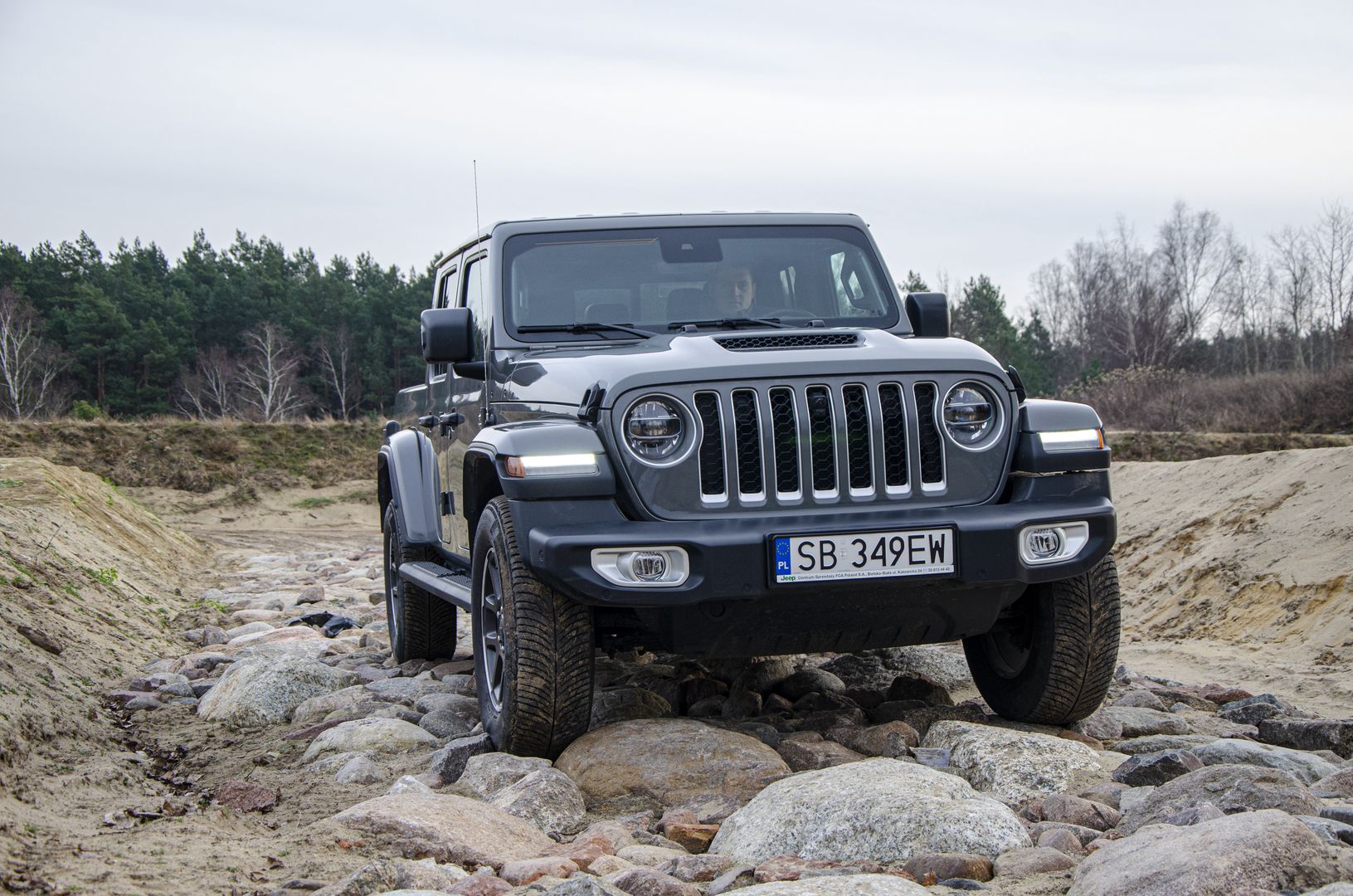 Jeep Gladiator na Poligonie4x4