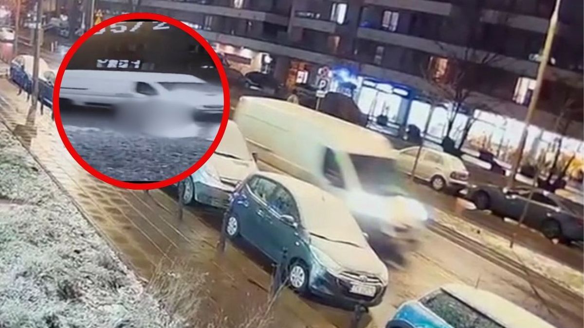 Nagranie z wypadku w Warszawie