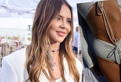 Maja Sablewska w białym bikini. Odsłoniła idealnie płaski brzuch. "Szczęśliwa ja"