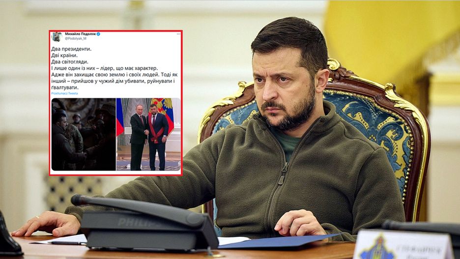 Porównał Putina i Zełenskiego. Te dwa zdjęcia mówią wszystko